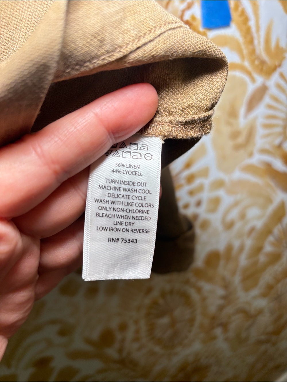 Nicole Miller Distressed Utility Jacket Tan Cotton Blend Snap Front Safari - Picture 4 of 10